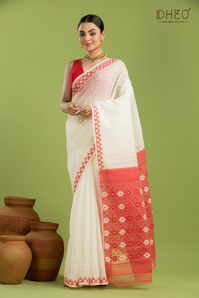 Hard Jamdani Saree