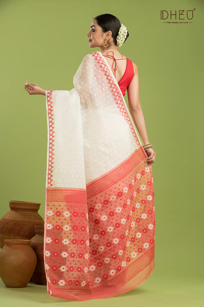 Hard Jamdani Saree