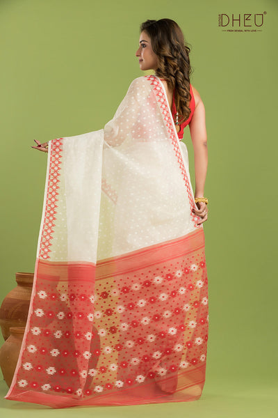 Hard Jamdani Saree