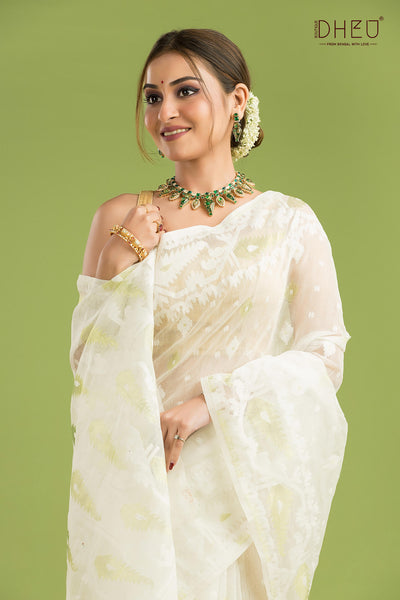 Hard Jamdani Saree