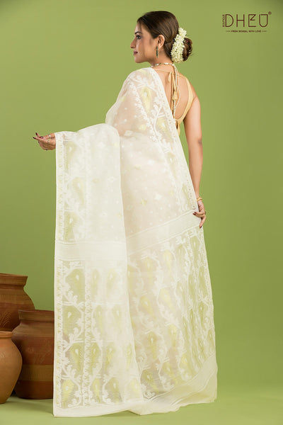 Hard Jamdani Saree