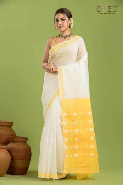 Hard Jamdani Saree
