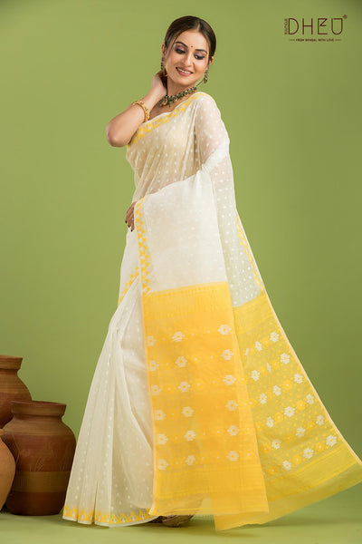 Hard Jamdani Saree