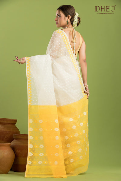 Hard Jamdani Saree