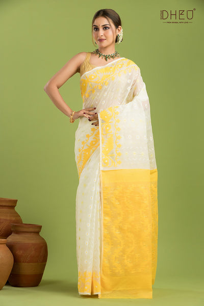 Hard Jamdani Saree