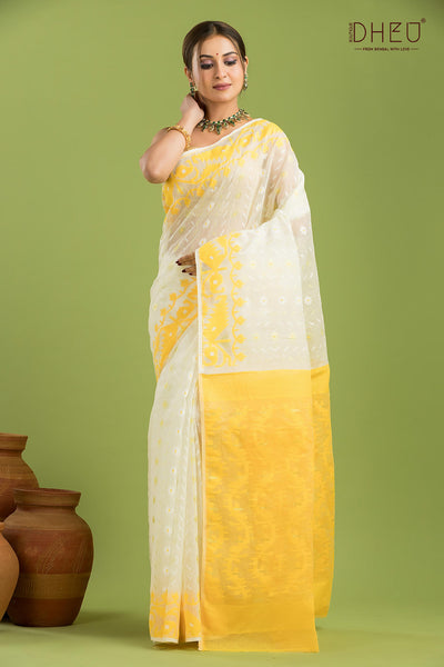 Hard Jamdani Saree