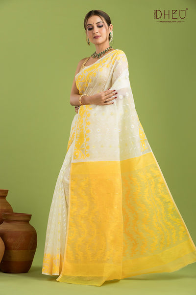 Hard Jamdani Saree