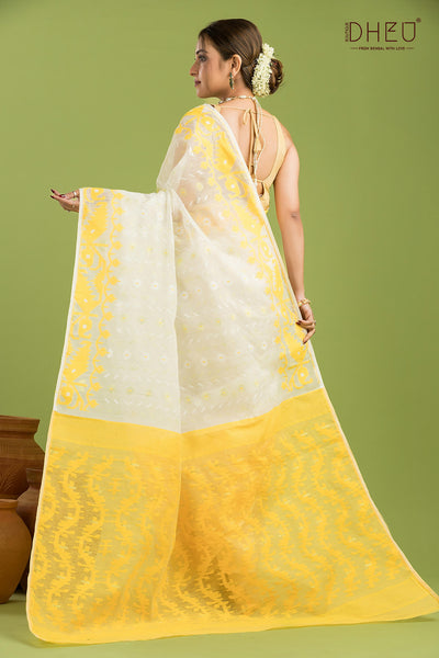 Hard Jamdani Saree
