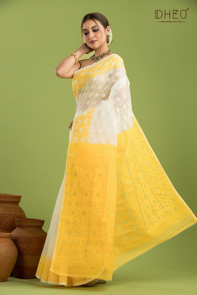 Hard Jamdani Saree
