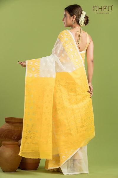Hard Jamdani Saree