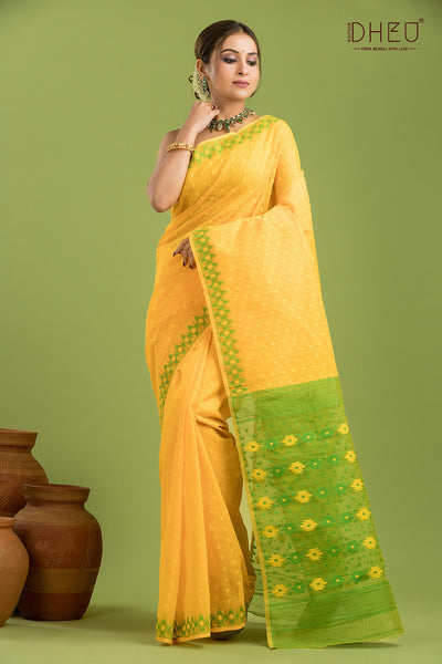 Hard Jamdani Saree