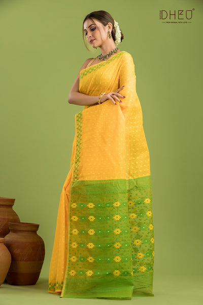 Hard Jamdani Saree