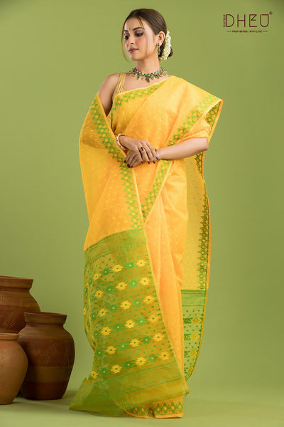 Hard Jamdani Saree
