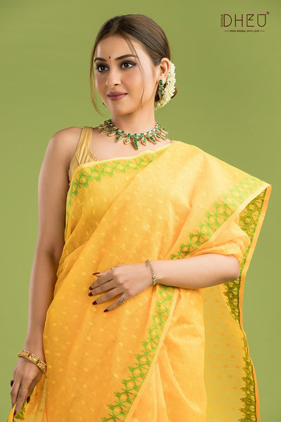 Hard Jamdani Saree