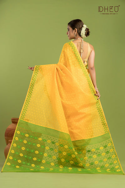Hard Jamdani Saree
