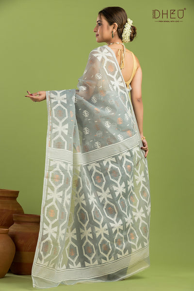 Hard Jamdani Saree