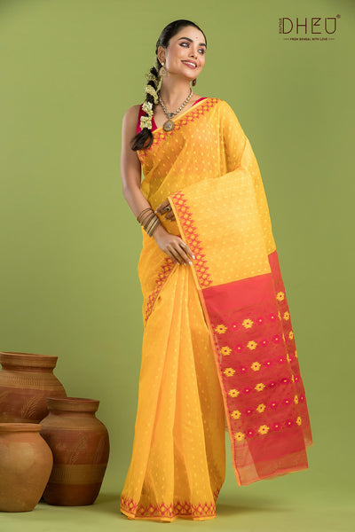 Hard Jamdani Saree
