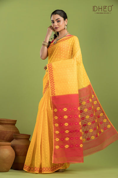 Hard Jamdani Saree
