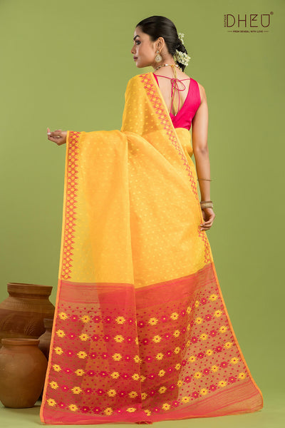 Hard Jamdani Saree