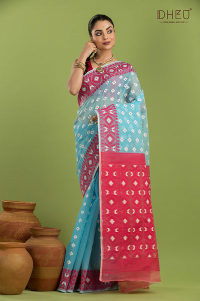 Hard Jamdani Saree