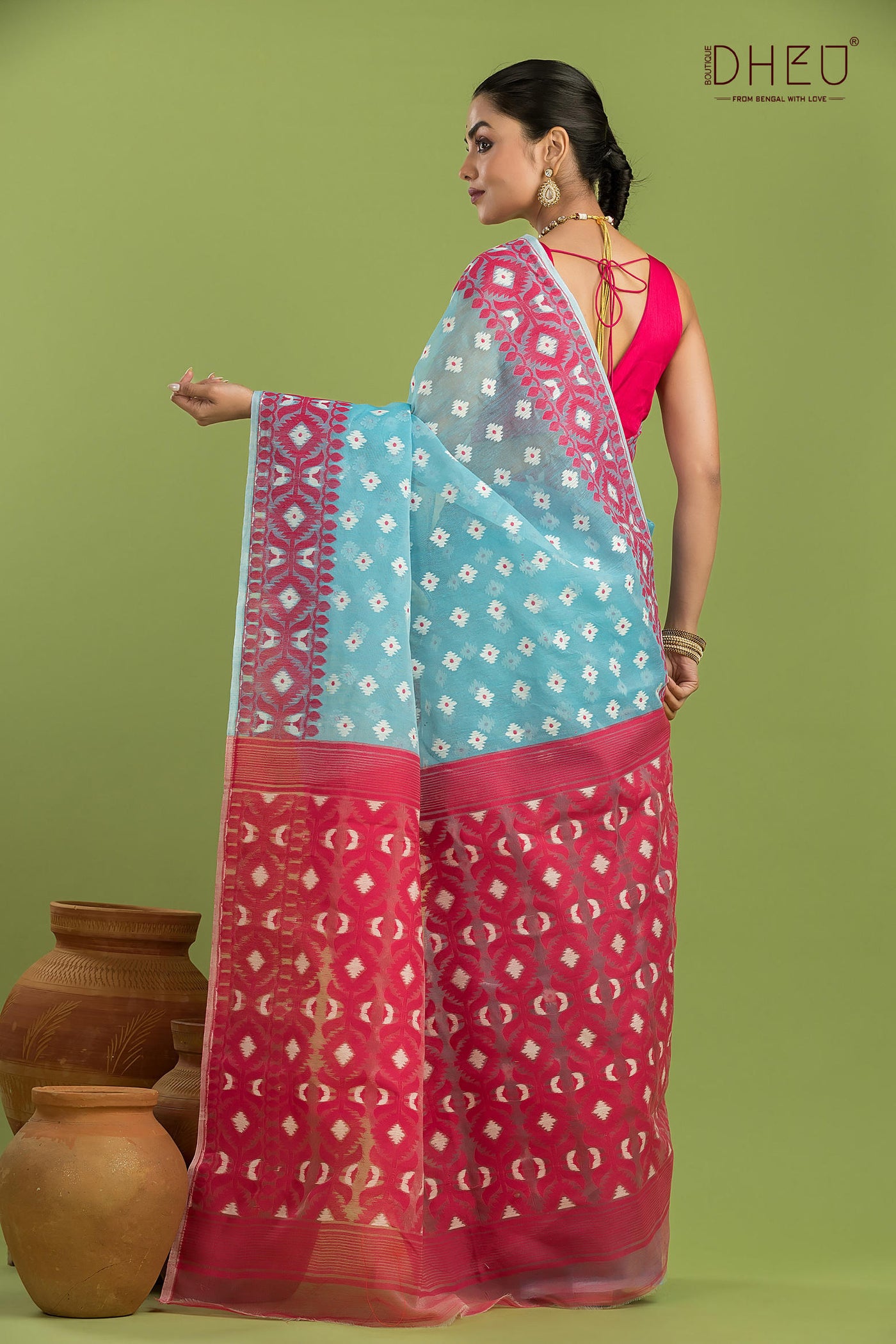 Hard Jamdani Saree