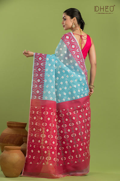 Hard Jamdani Saree