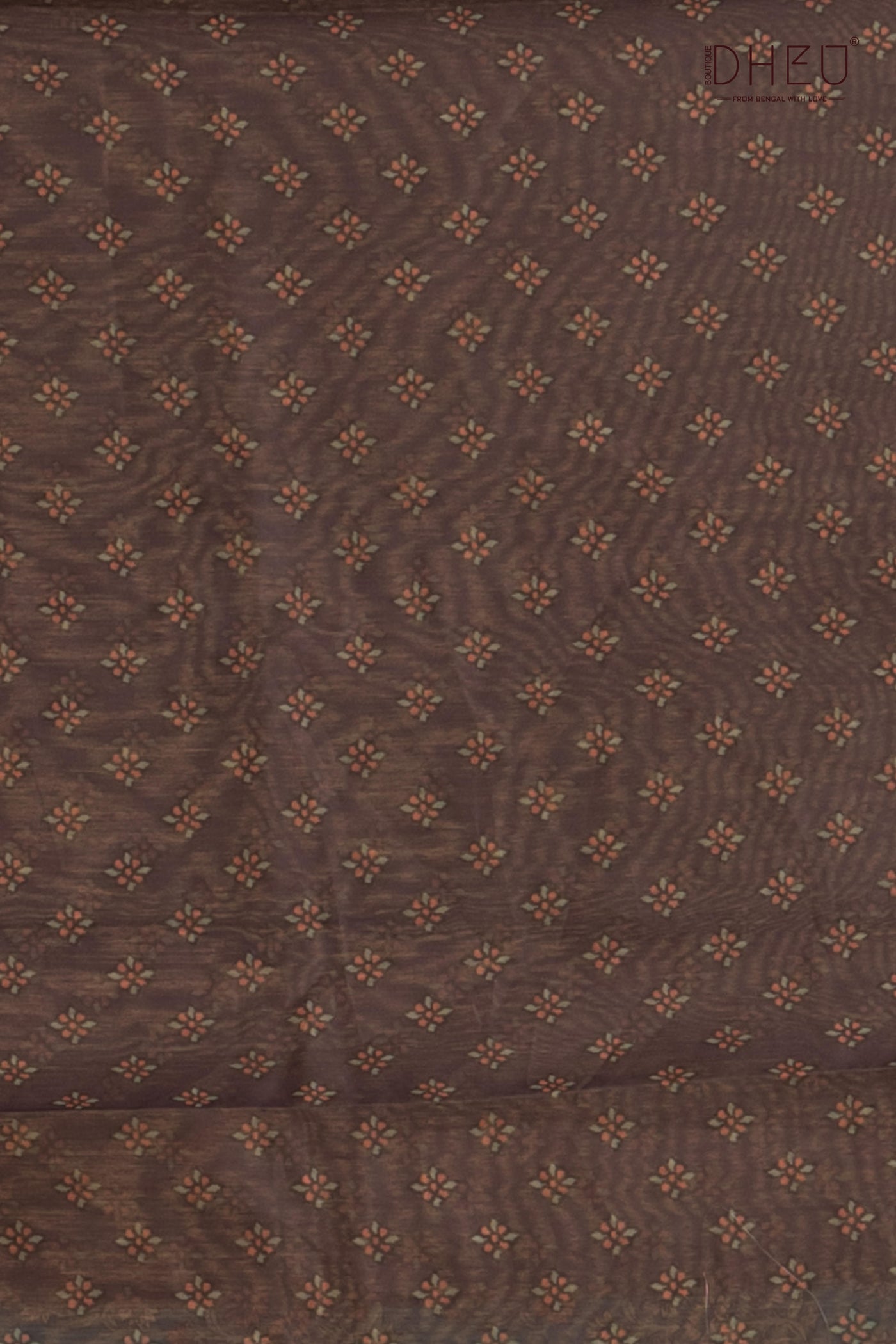 Handloom Silk Kantha Stitch Border Saree