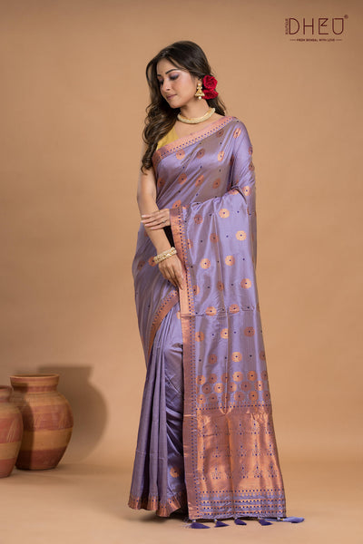 Designer Assam Silk Saree