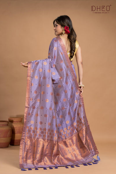 Designer Assam Silk Saree