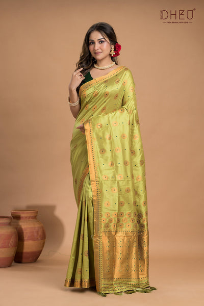 Designer Assam Silk Saree