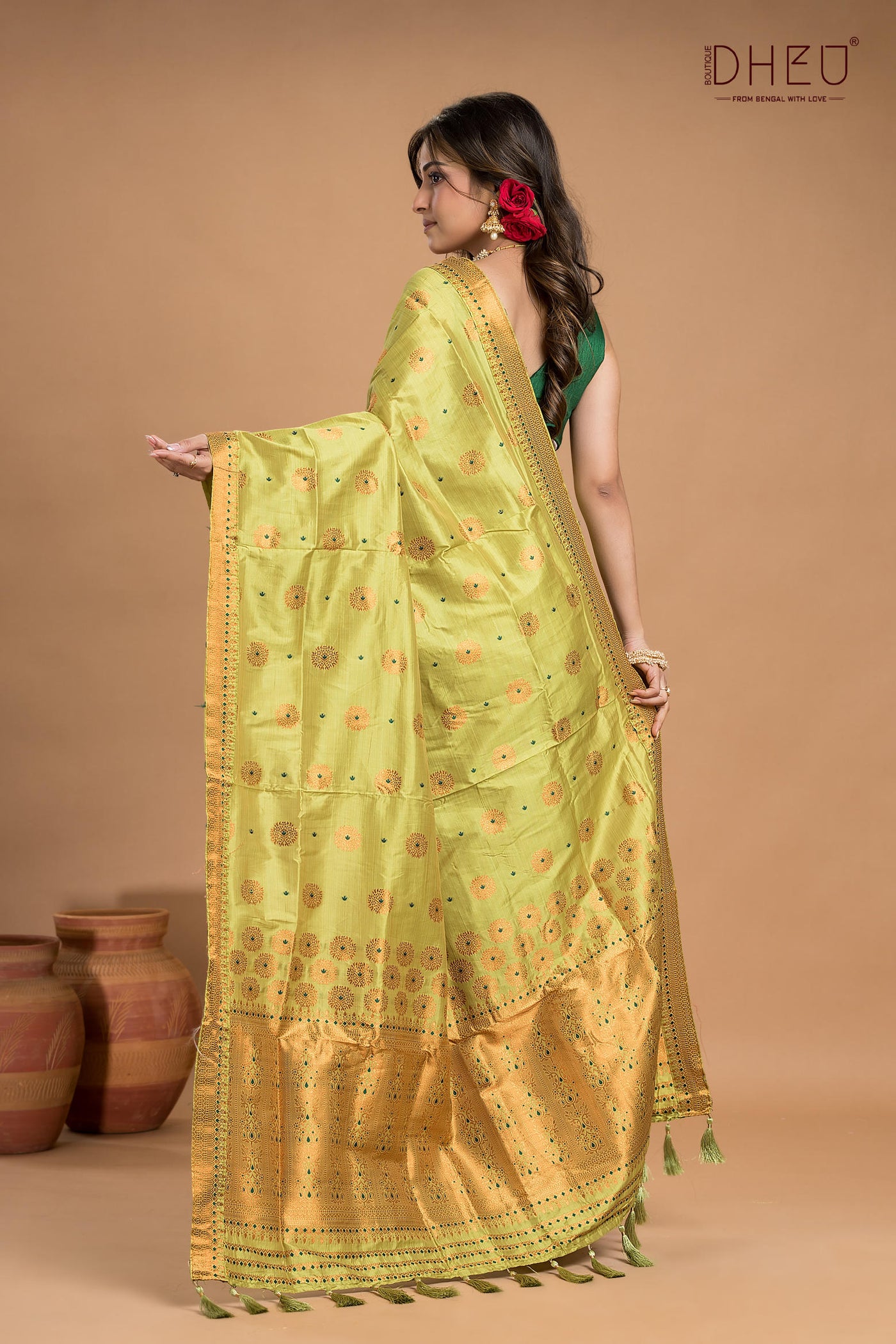 Designer Assam Silk Saree