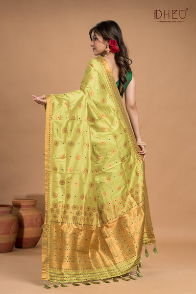 Designer Assam Silk Saree