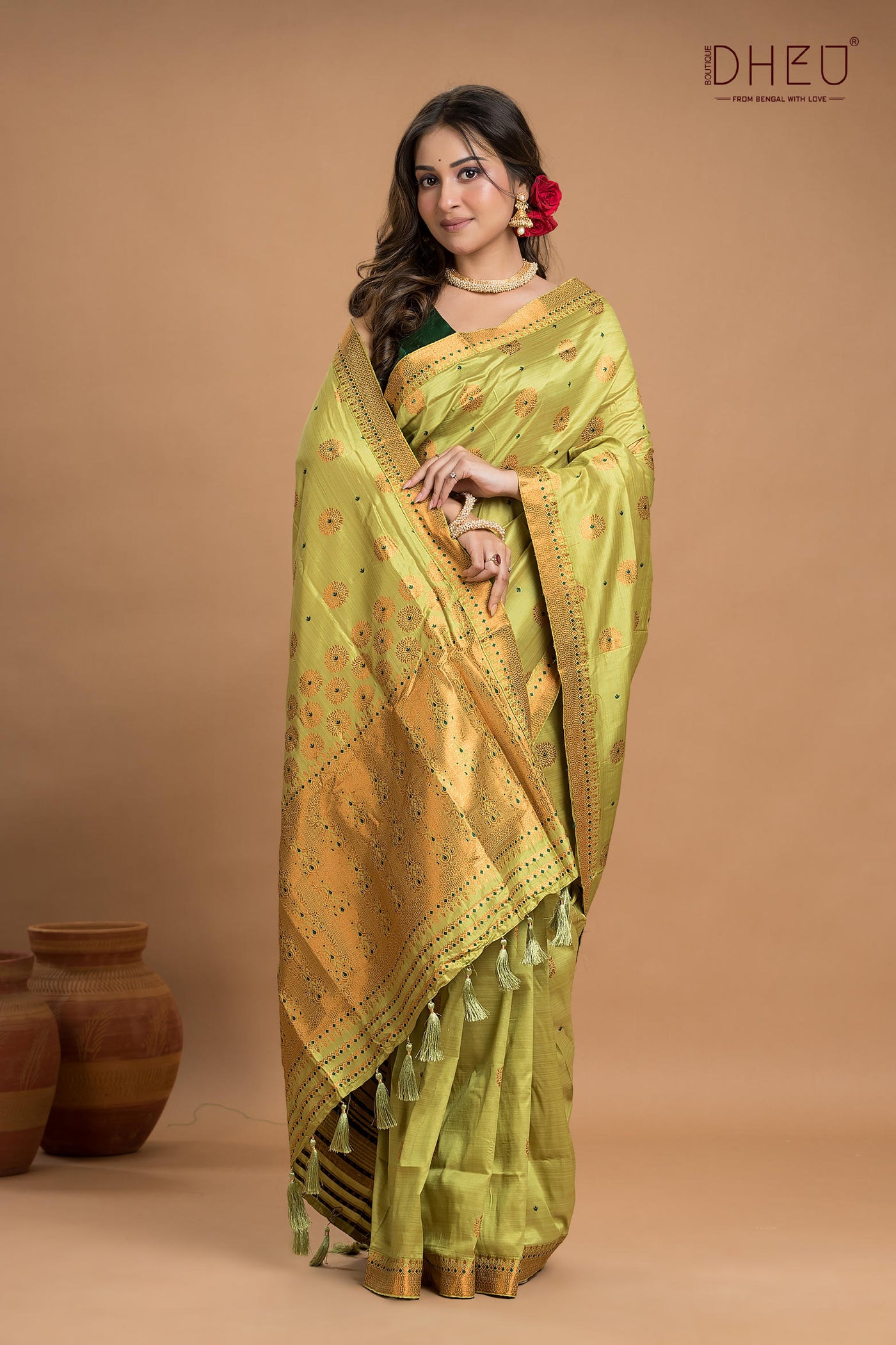 Designer Assam Silk Saree