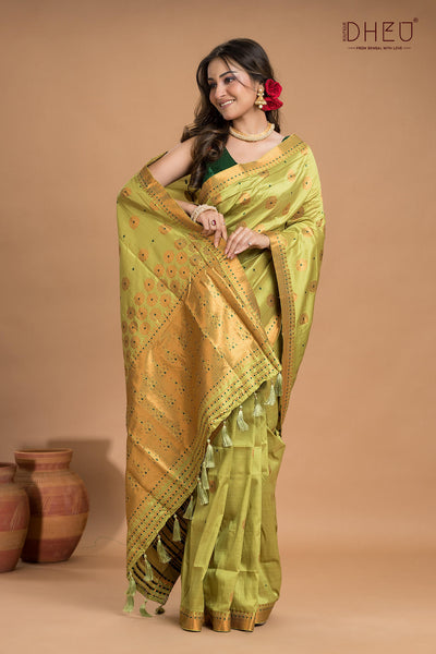 Designer Assam Silk Saree