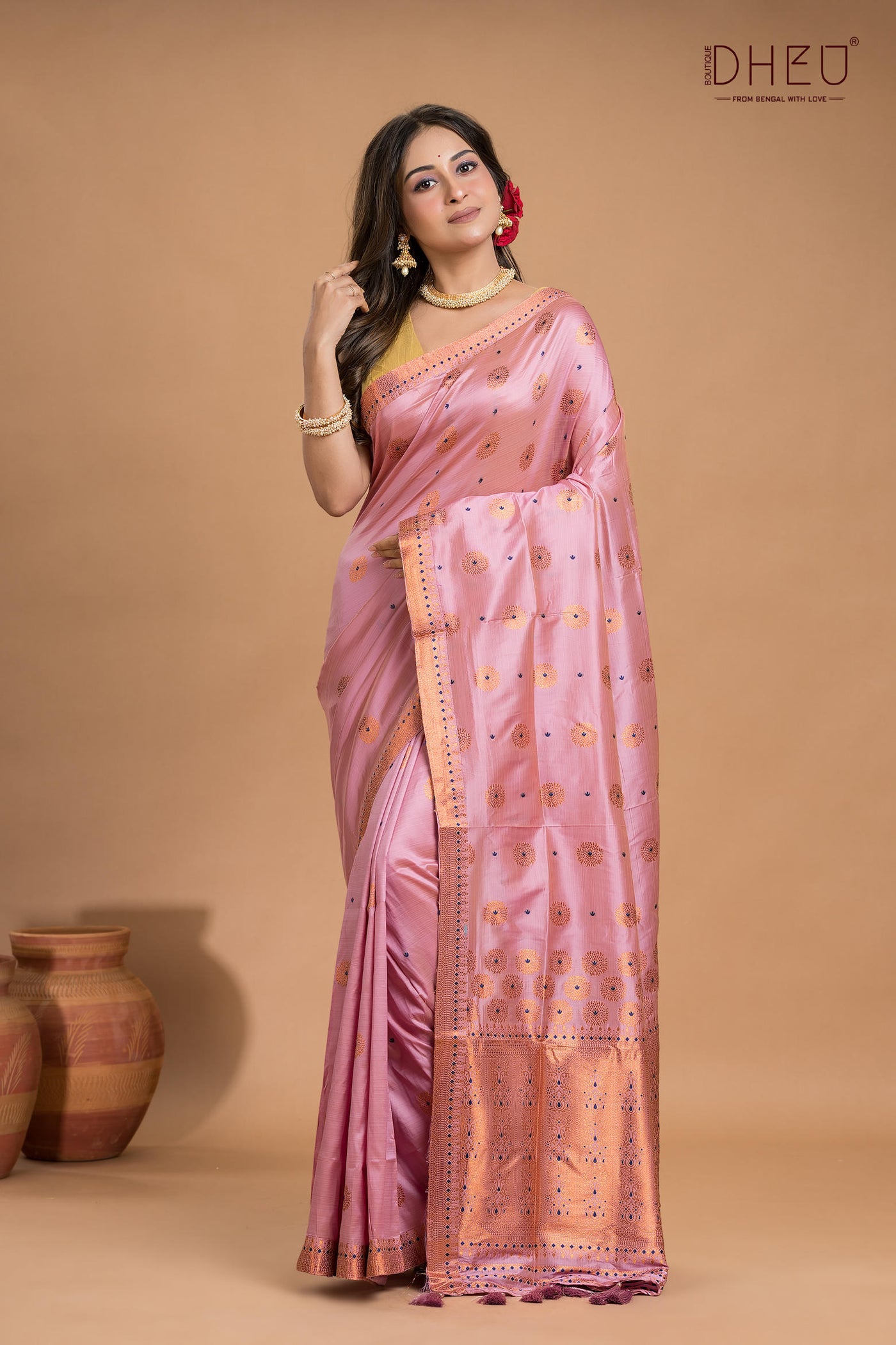 Designer Assam Silk Saree