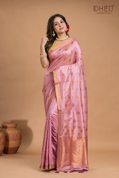 Designer Assam Silk Saree