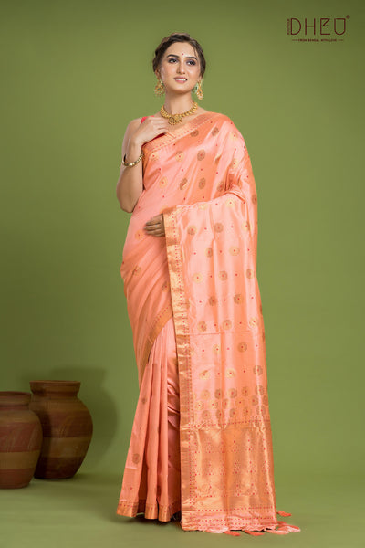 Designer Assam Silk Saree