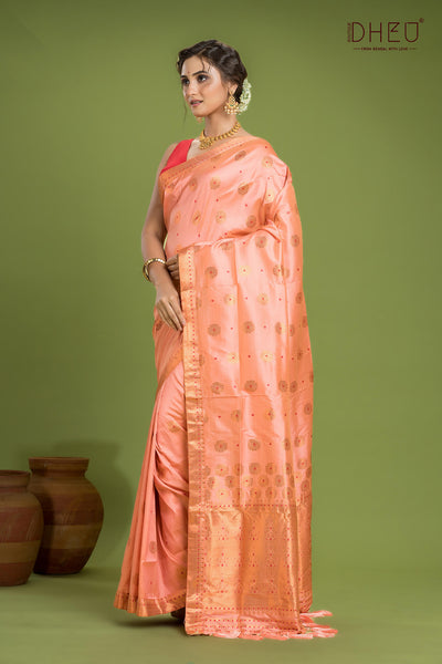 Designer Assam Silk Saree