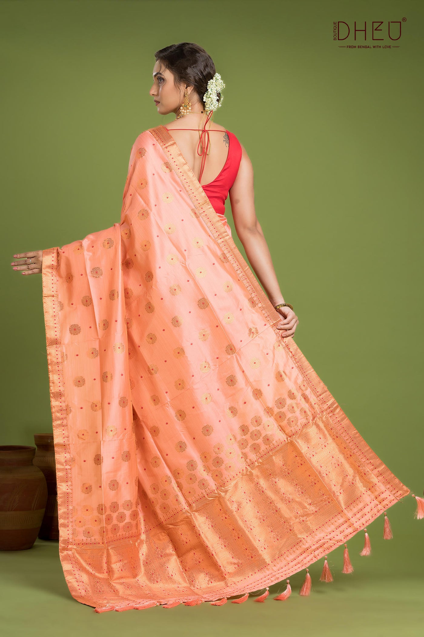 Designer Assam Silk Saree