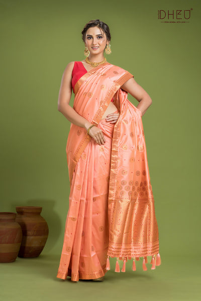 Designer Assam Silk Saree