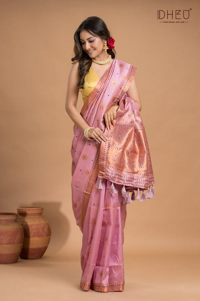 Designer Assam Silk Saree