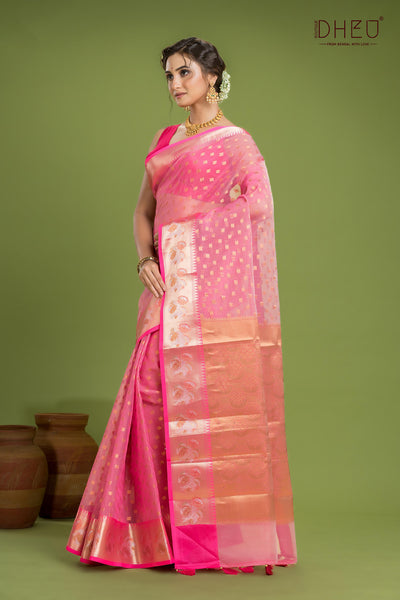 Designer Muslin Jamdani Saree