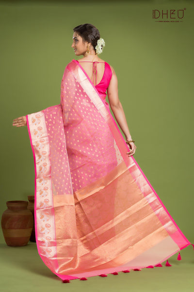 Designer Muslin Jamdani Saree