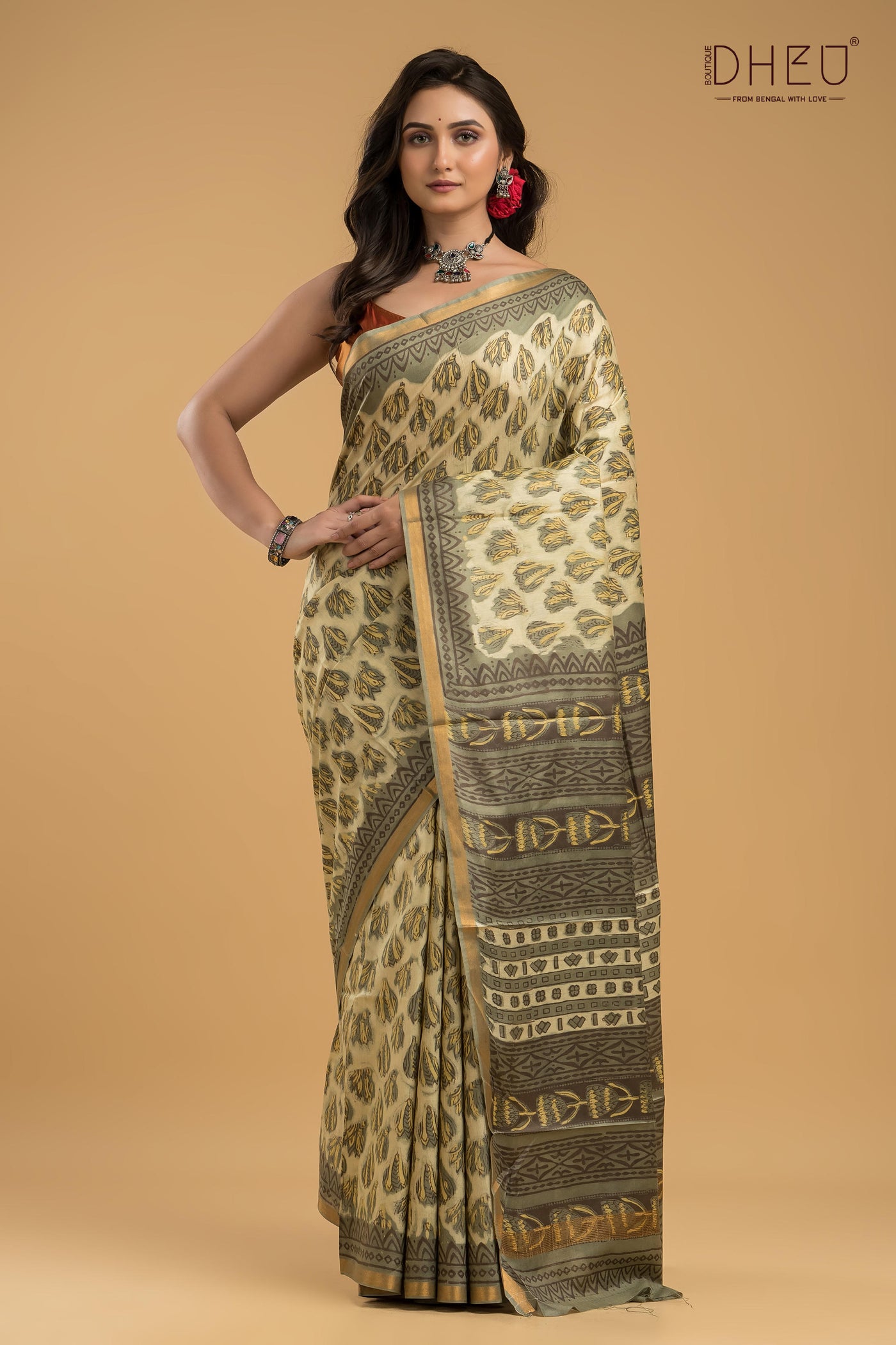 Exclusive Chanderi Multani Silk Saree
