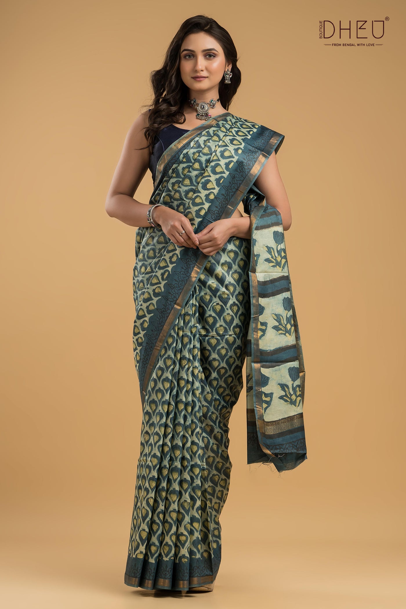 Exclusive Chanderi Multani Silk Saree