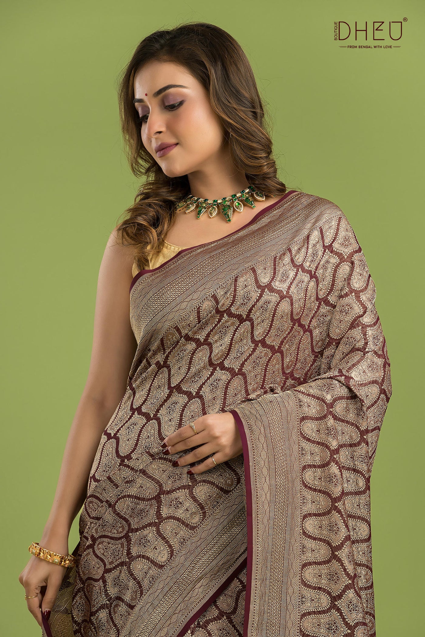 Pure Khaddi Silk Saree (Silk Mark Certified)