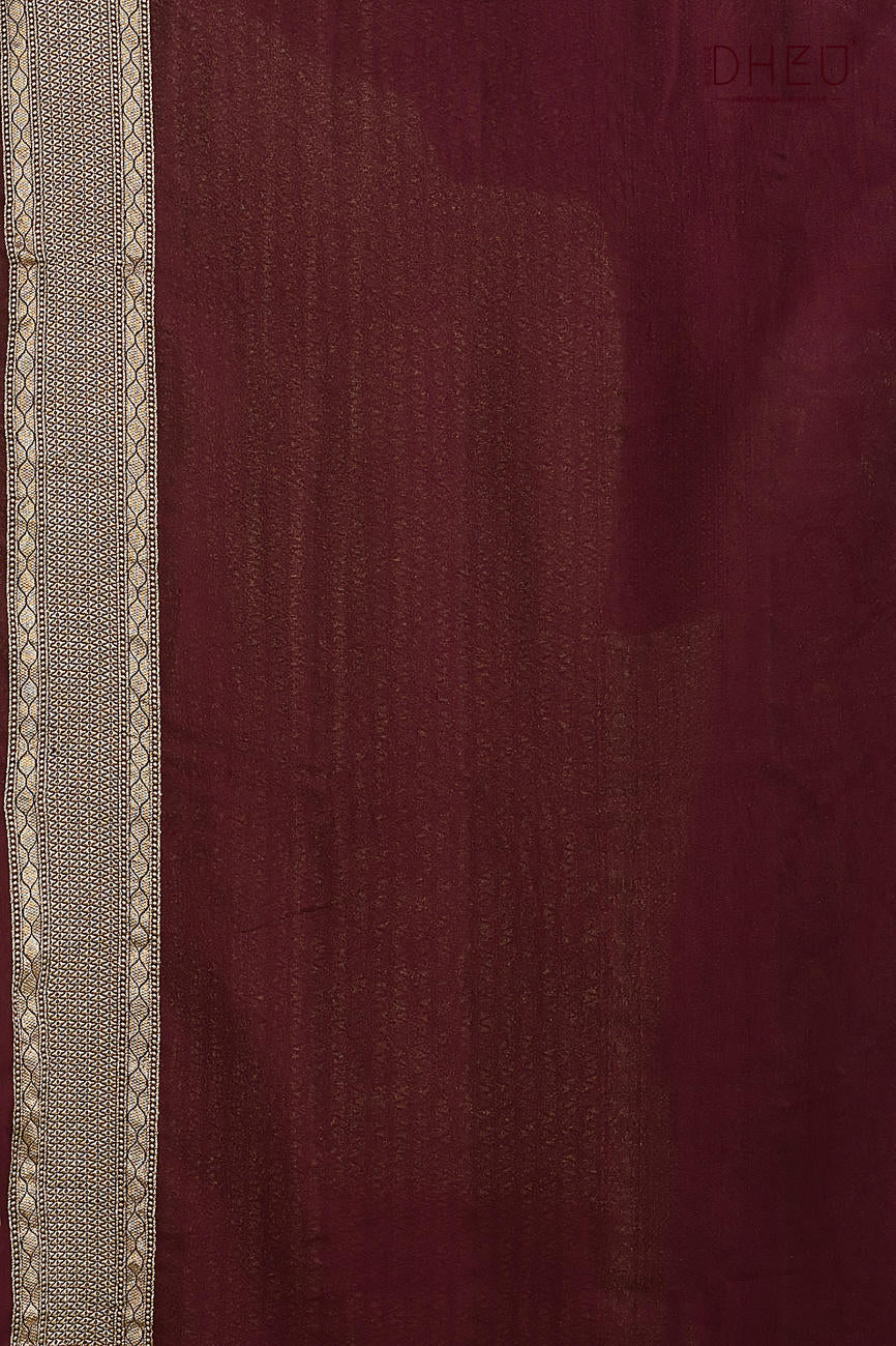 Pure Khaddi Silk Saree (Silk Mark Certified)