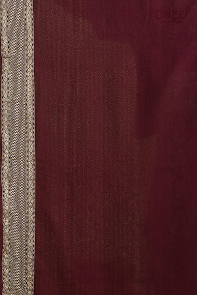 Pure Khaddi Silk Saree (Silk Mark Certified)