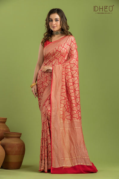 Pure Khaddi Silk Saree (Silk Mark Certified)