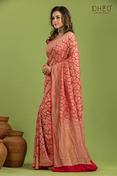 Pure Khaddi Silk Saree (Silk Mark Certified)